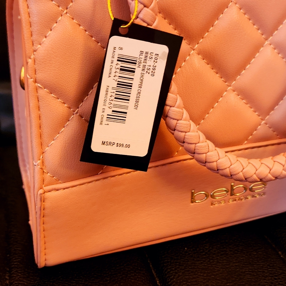 Bebe Winnie Mini Shopper Crossbody Bag - NWT - Picture 6 of 11